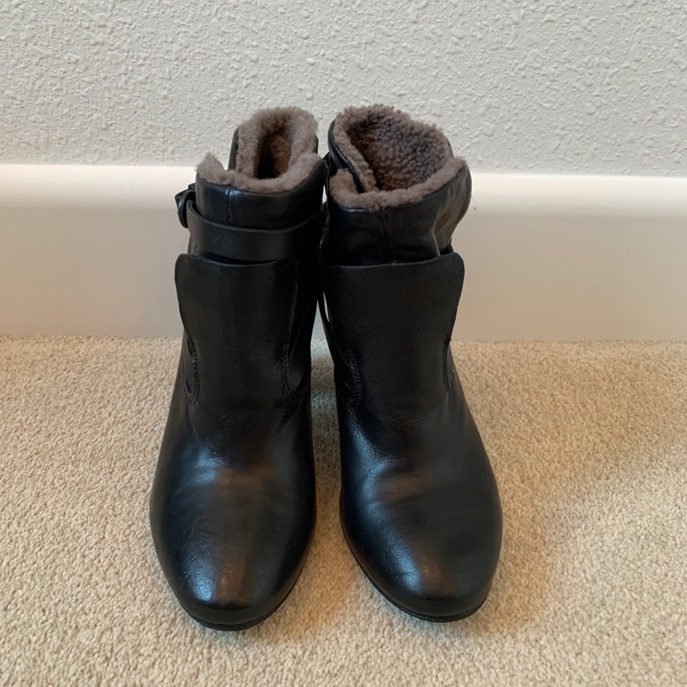 ALL SAINTS Black Ankle Boots